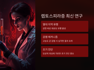 렙토스피라증 최신 연구