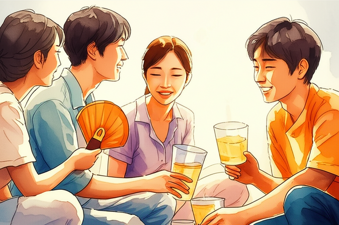 혼자가 아니야! 함께 이겨내는 폭염! 관련 이미지