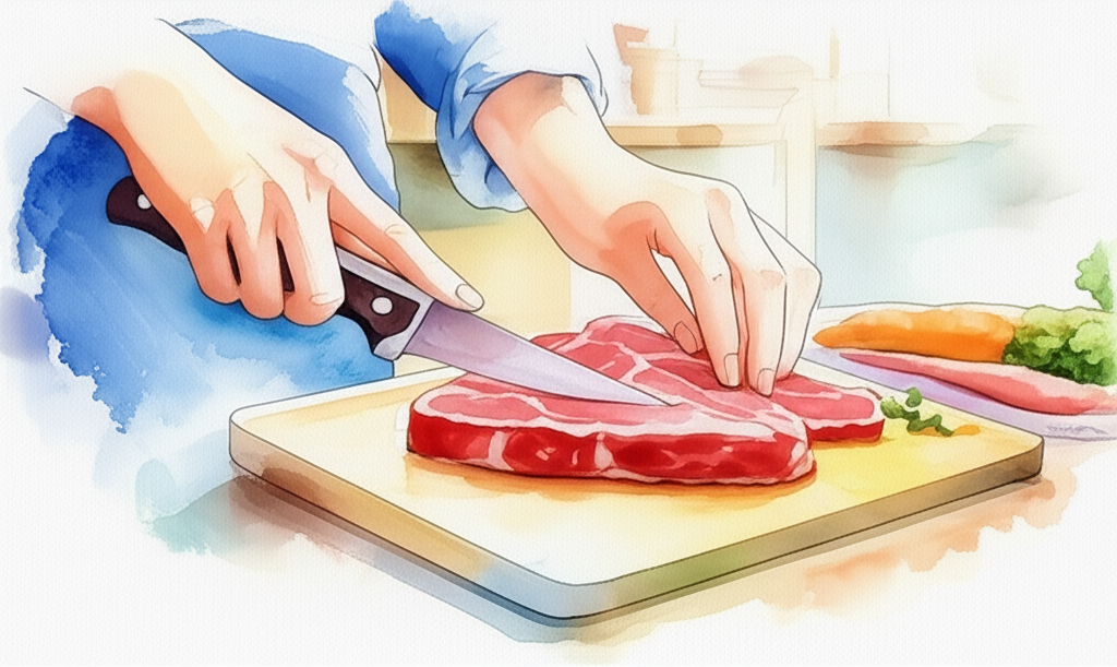 교차 오염? No! 칼과 도마는 따로 쓰세요! 관련 이미지
